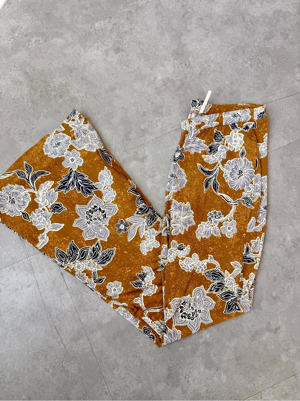 Free People Mustard Flare Pants